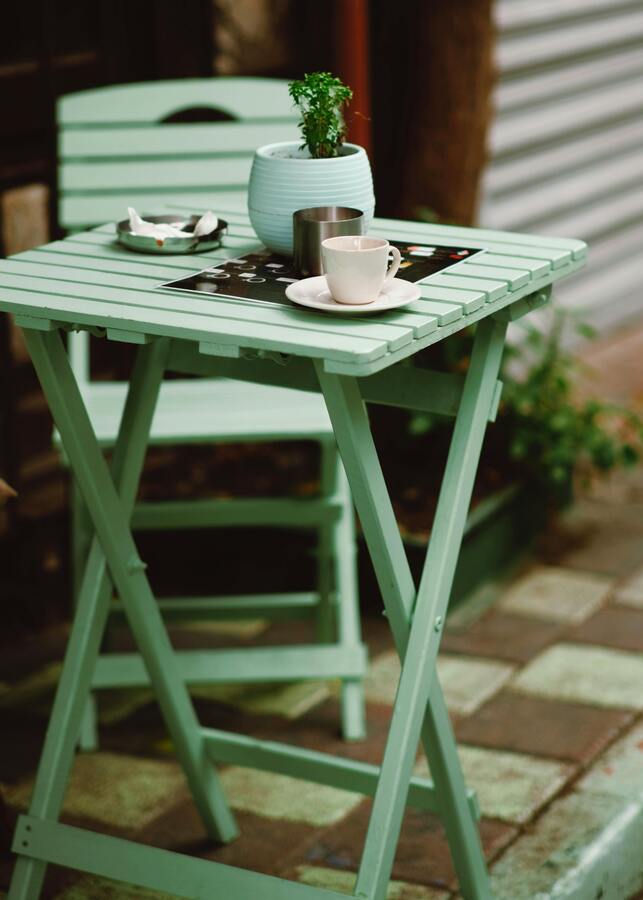 Eucalyptus Folding Bistro Set