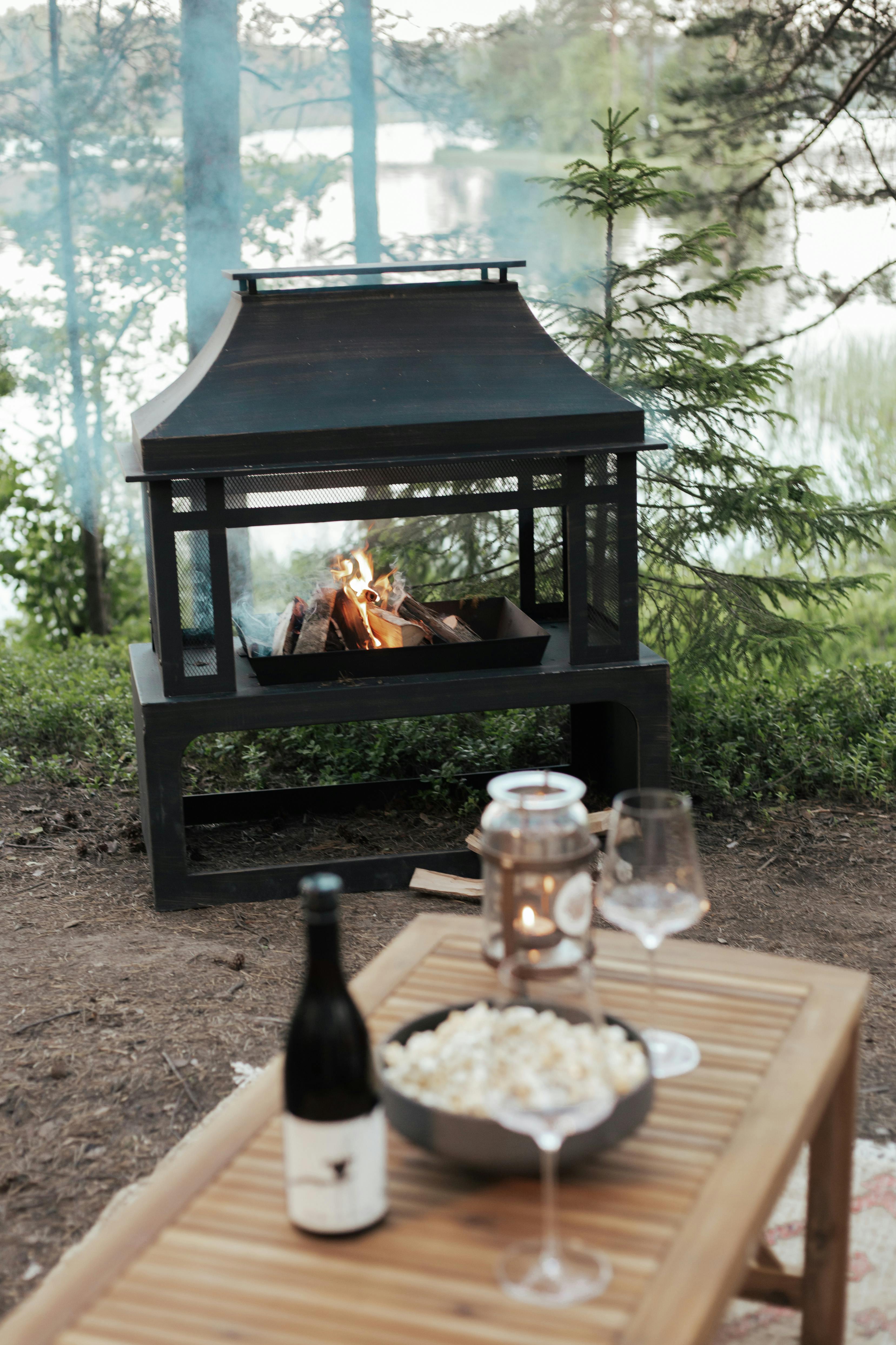 Outdoor Fire Pit (Steel Bowl)