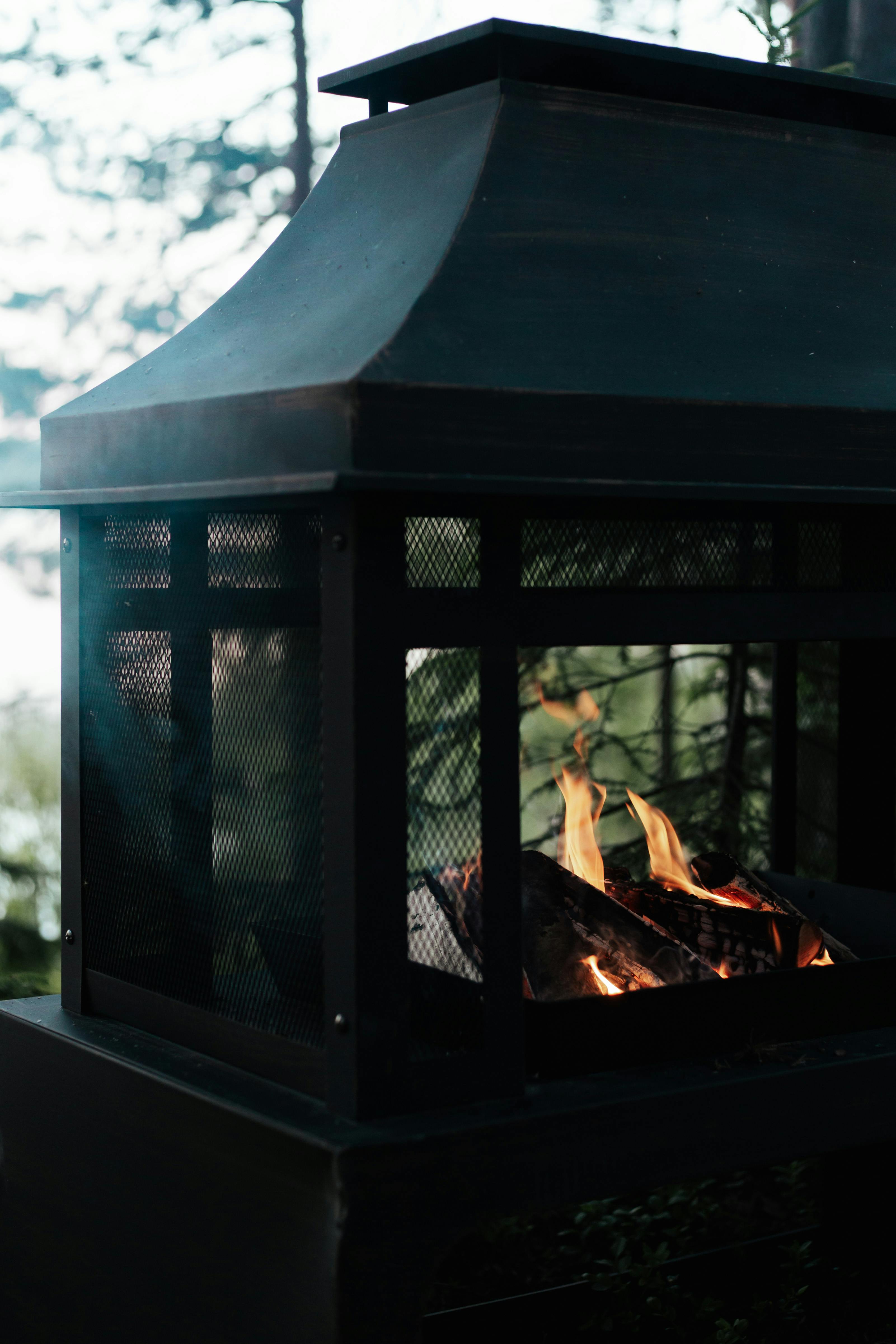 Outdoor Fire Pit (Steel Bowl)