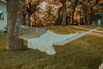 Outdoor Hammock with Wooden Frame