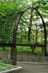 Metal Garden Arch with Planters