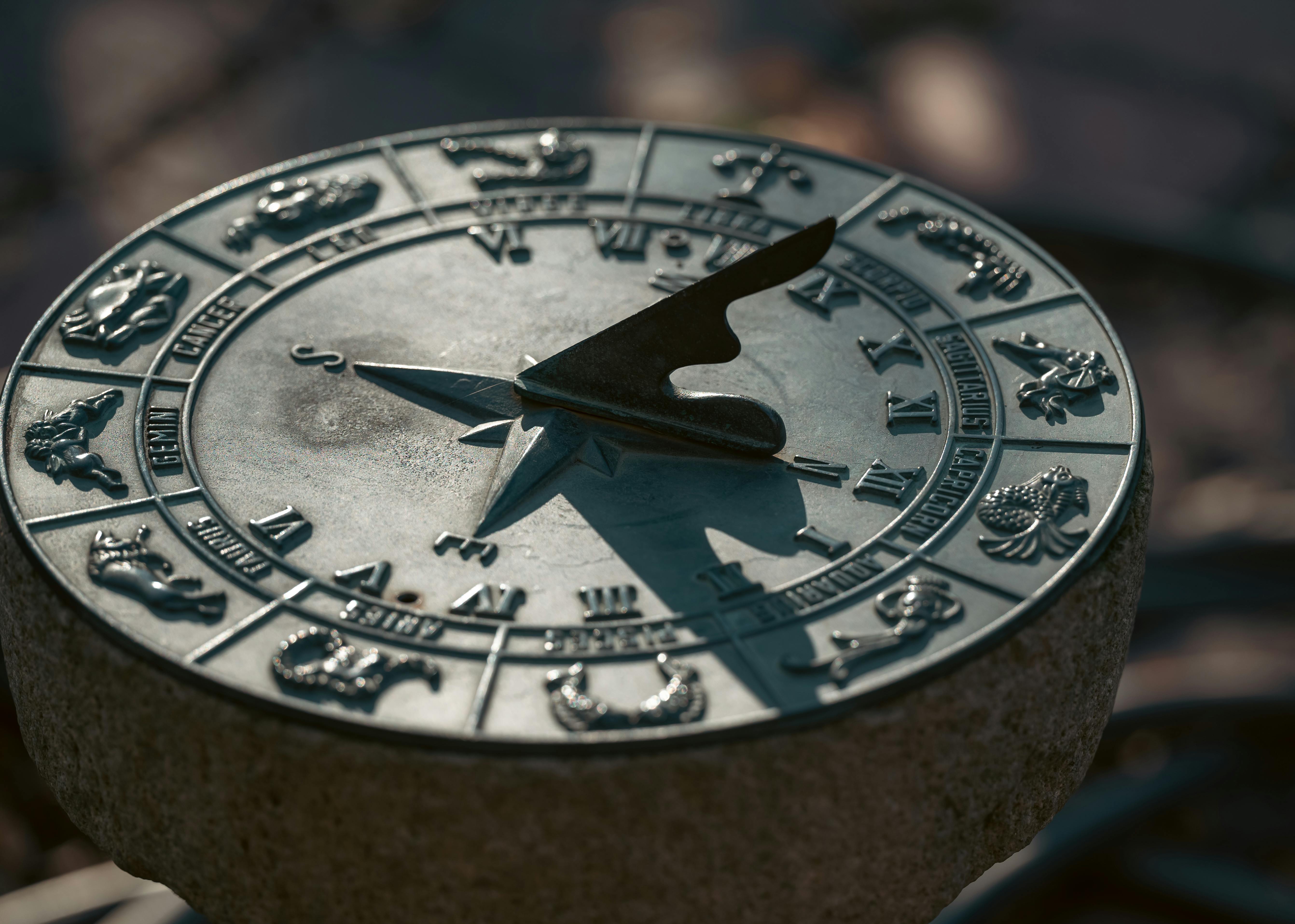 Cast Iron Garden Sundial